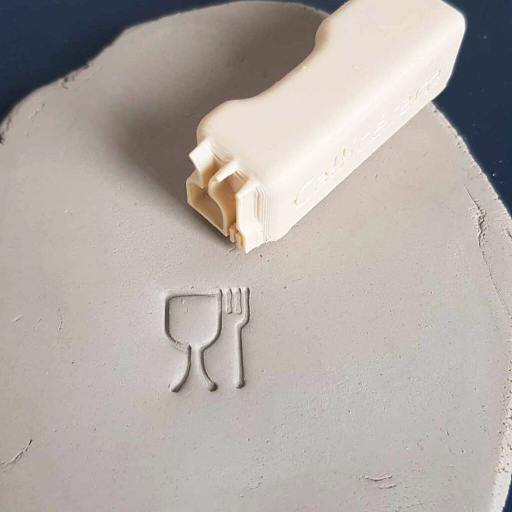 tampon alimentaire poterie