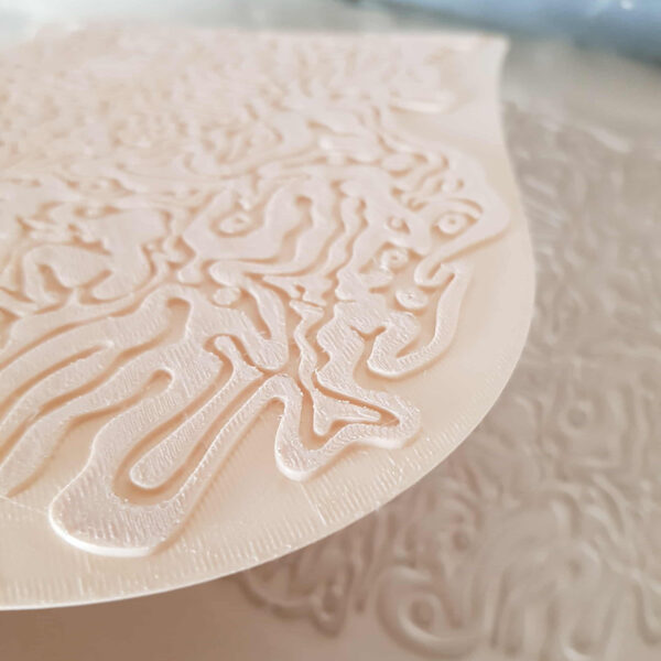 plaque de texturation poterie