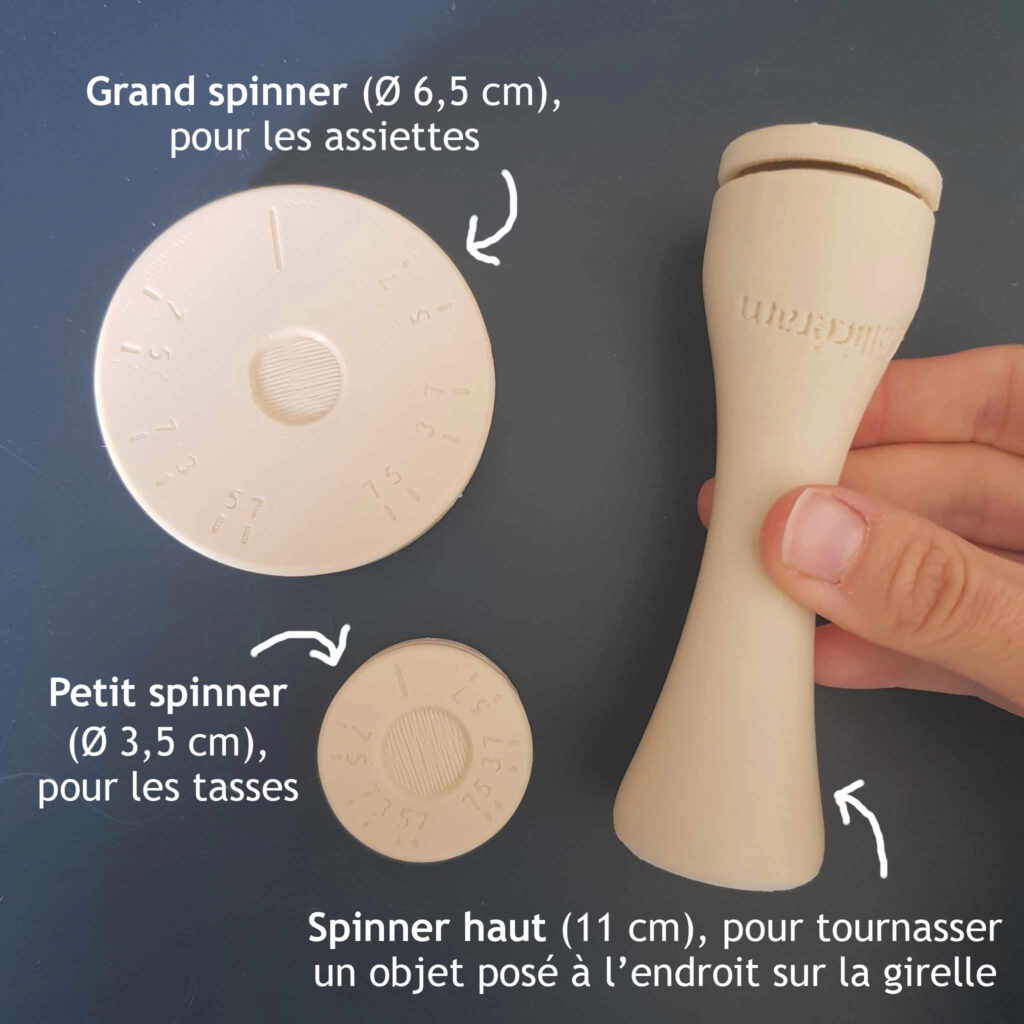 spinner de tournassage haut