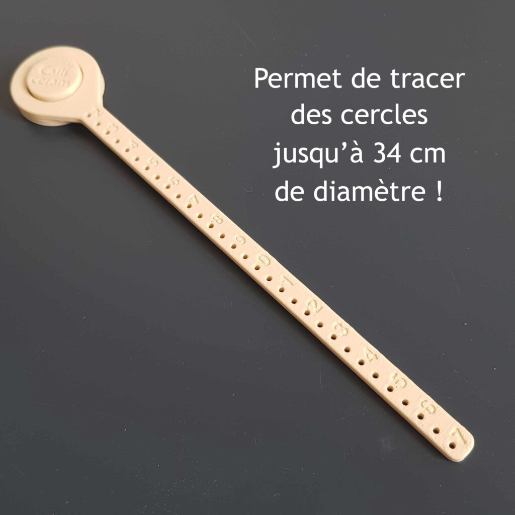 compas découper plaque argile
