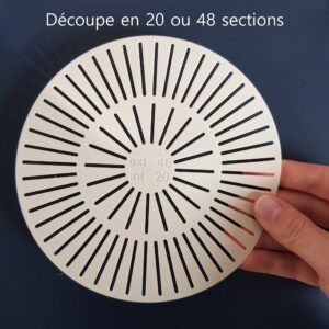 Pochoir 20 et 48 sections