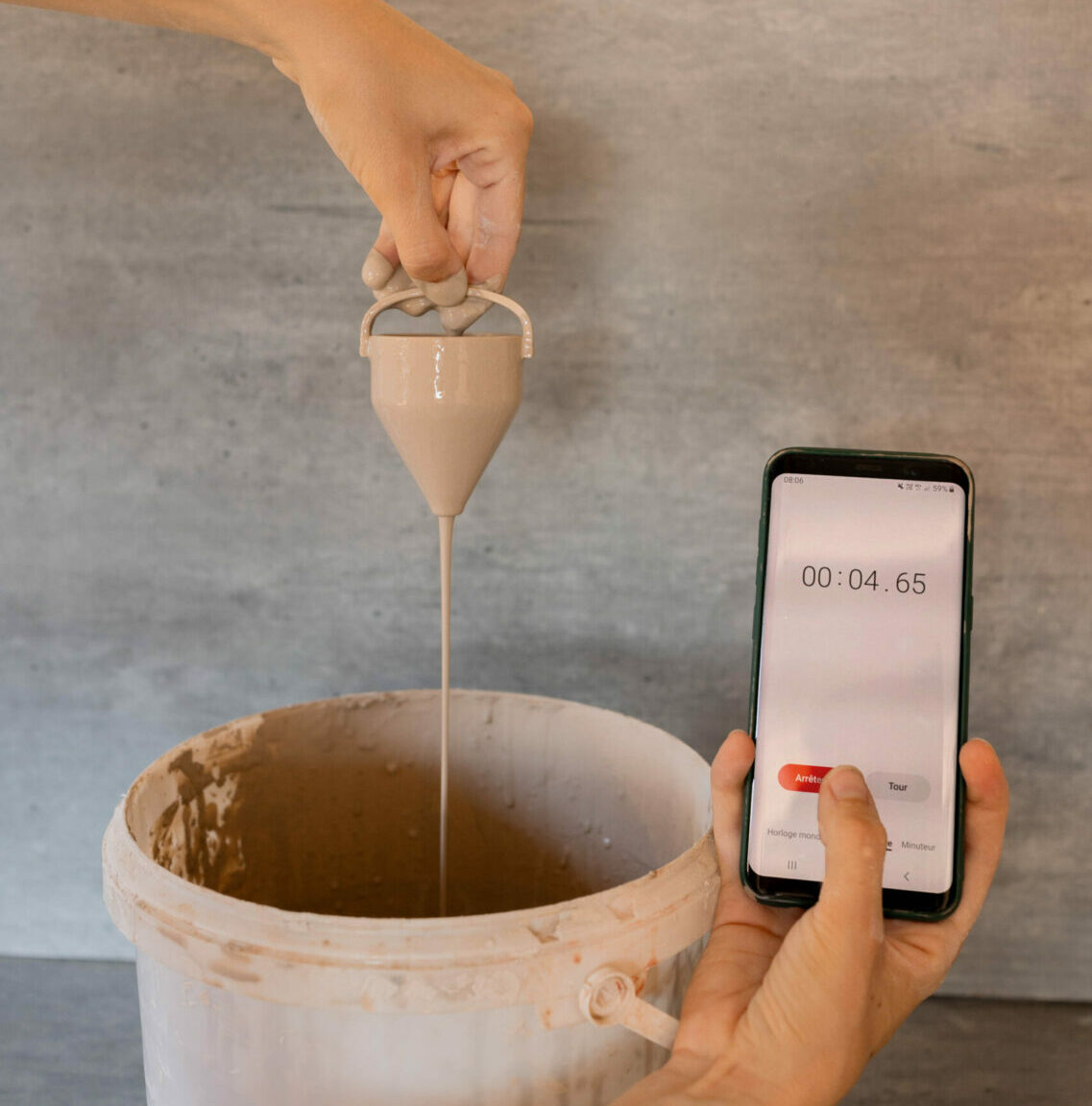 Zahn cup, ou viscosimètre à écoulement – Image 1