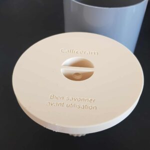 Moule à moule en plâtre - tasse expresso striée – Image 5