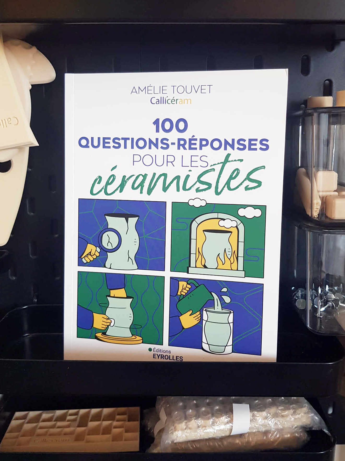 Les coulisses du livre « 100 questions-réponses pour les céramistes »